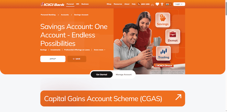 ICICI Bank Savings Account