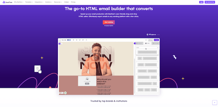 Unbounce main page